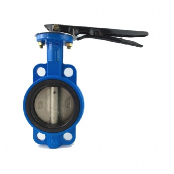 Wafer ductile iron butterfly valve