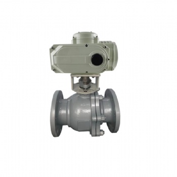 Electric WCB flange ball valve