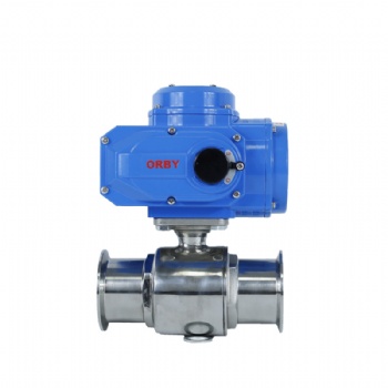 Electric Clamp Sanitary ball valve