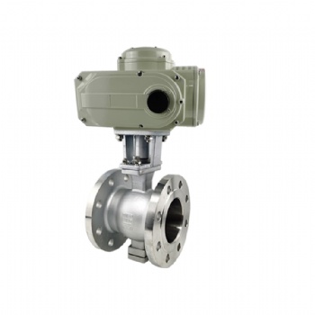 Electric V type Flange Ball Valve